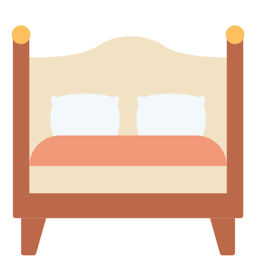 Bed Generic Flat icon