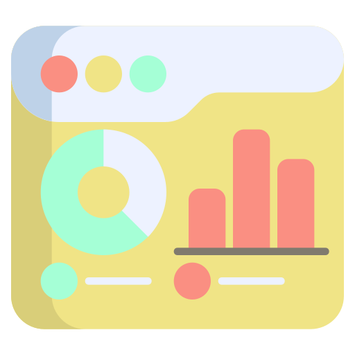informe estadístico icono gratis