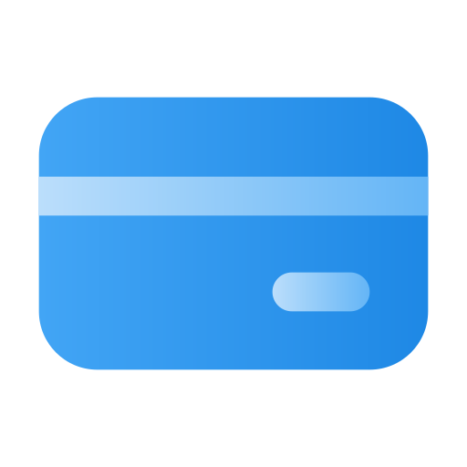 Credit card Generic Flat Gradient icon