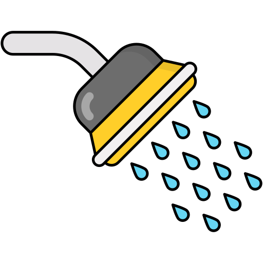 Shower Generic Outline Color icon