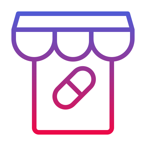 Online pharmacy Generic Gradient icon