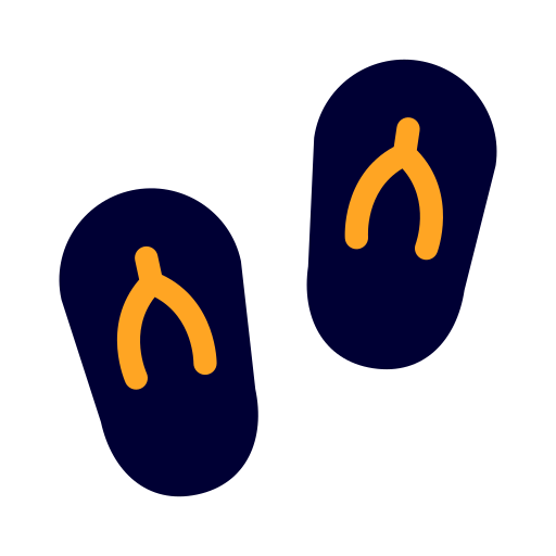 chinelos grátis ícone