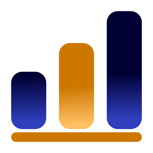 gráfico de barras icono gratis