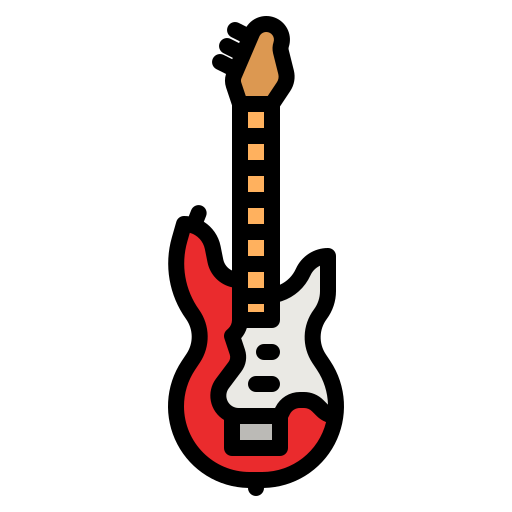 Electric guitar - Free music icons