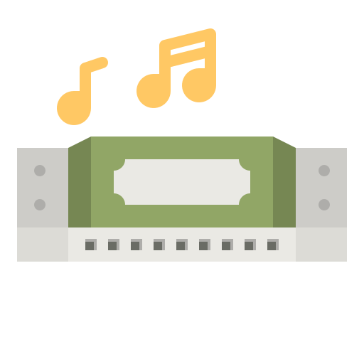 harmónica icono gratis