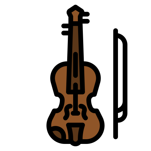 violín icono gratis