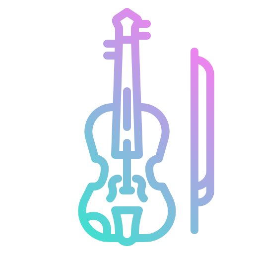 violín icono gratis