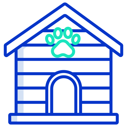 casa de perro icono gratis