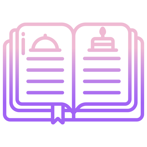 libro de recetas icono gratis