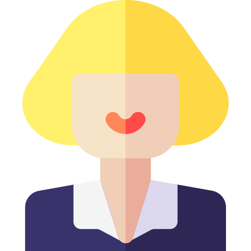 Business woman Basic Rounded Flat icon