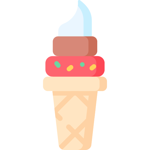 cucurucho de helado icono gratis