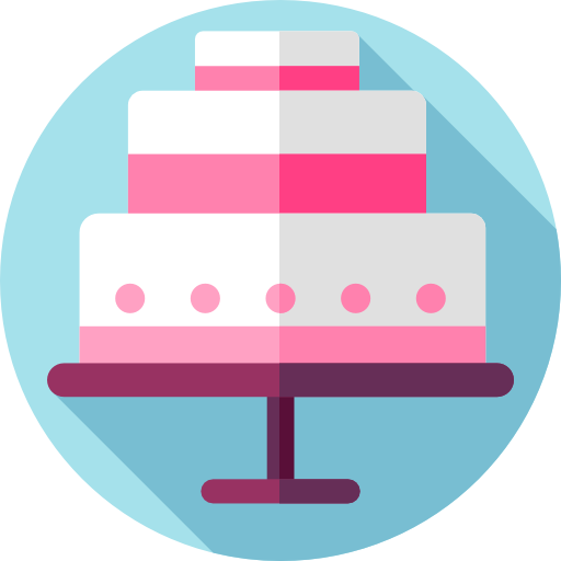 pastel de boda icono gratis