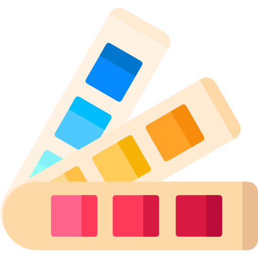 paleta de color icono gratis