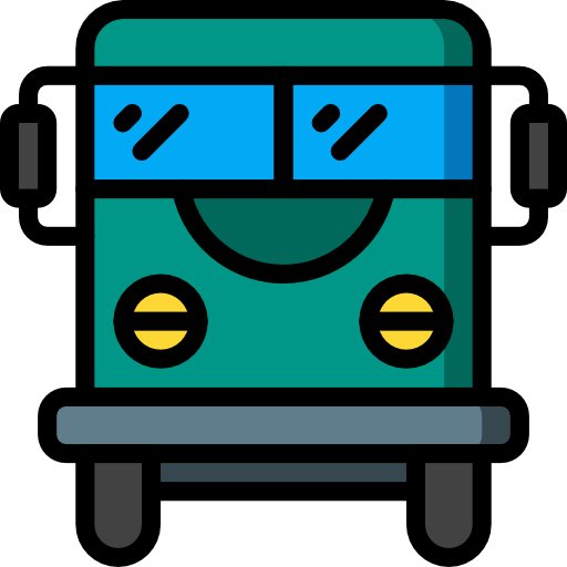 Bus Basic Mixture Lineal color icon