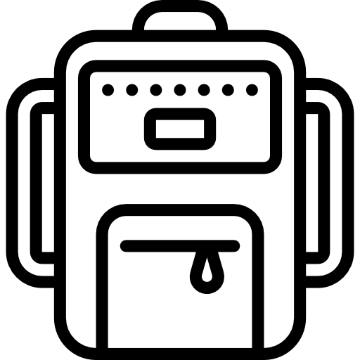Backpack free icon