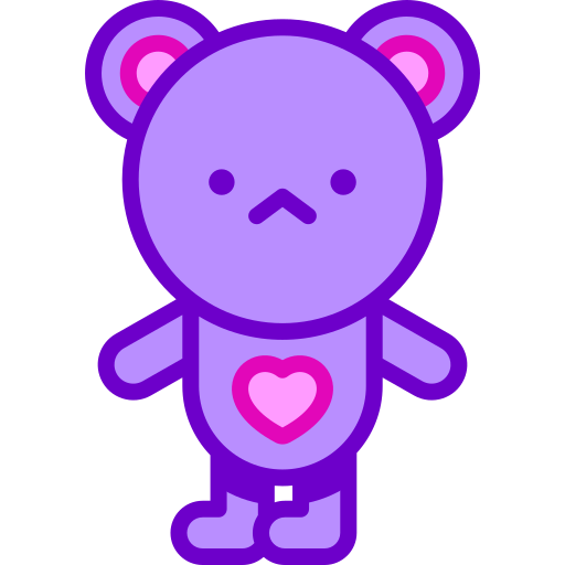 oso de peluche icono gratis