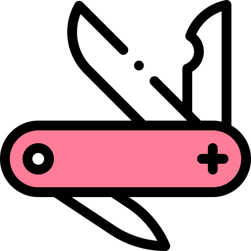 cuchillo del ejército suizo icono gratis