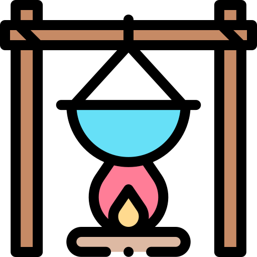 Pot on fire free icon Pot on fire free icon