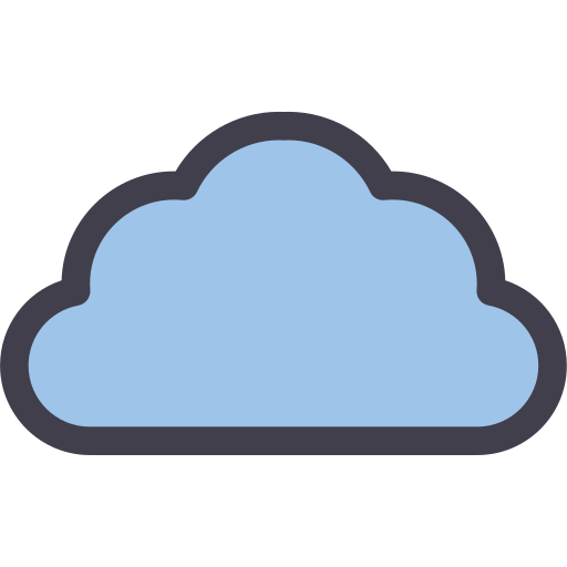 Cloud Generic Outline Color icon