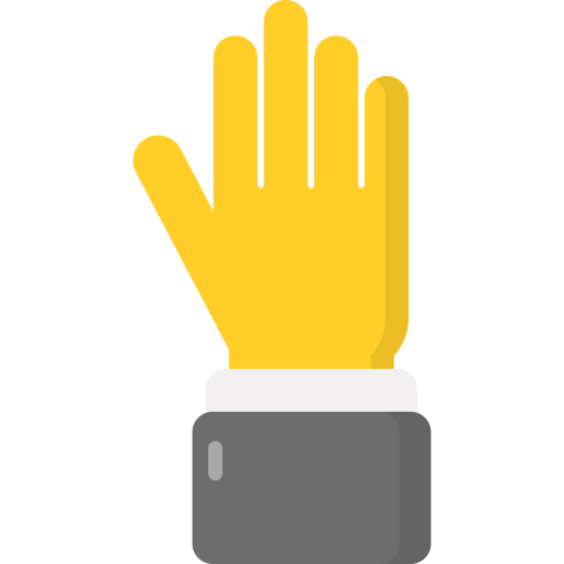 Raise hand free icon Raise hand free icon