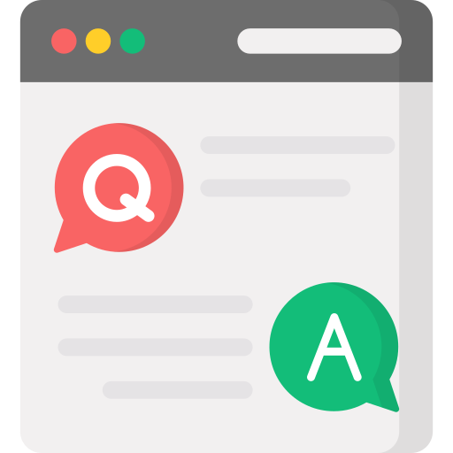 preguntas más frecuentes icono gratis