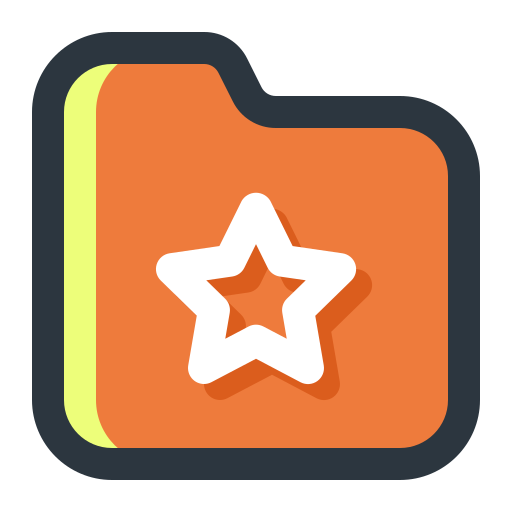 Star Generic Outline Color icon