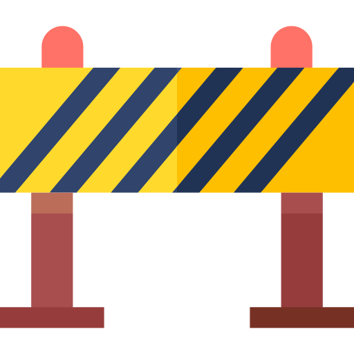 Barrier Basic Straight Flat icon