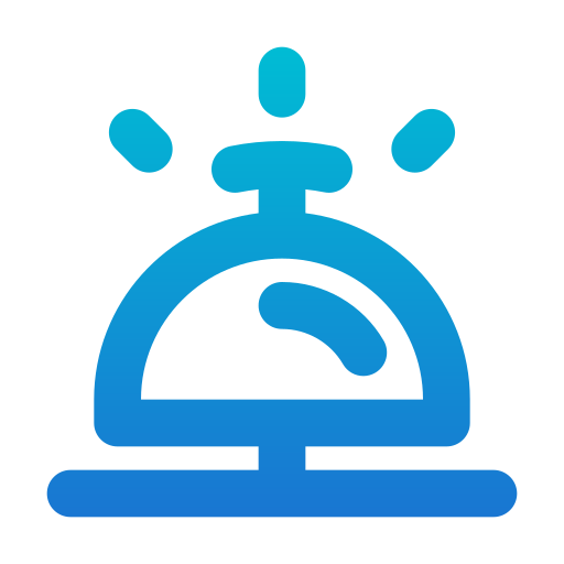 Reception bell free icon