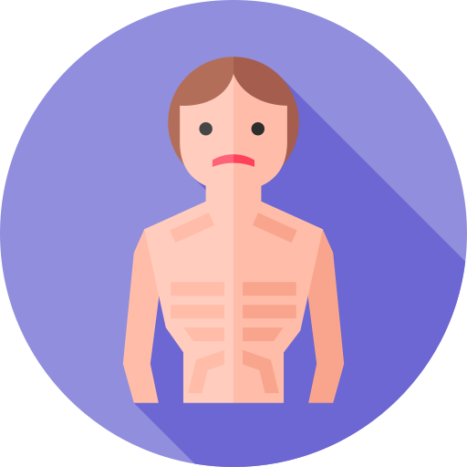 desnutrición icono gratis