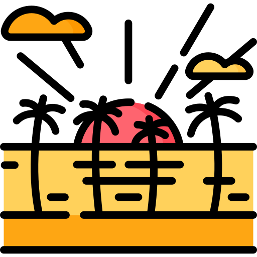 atardecer icono gratis