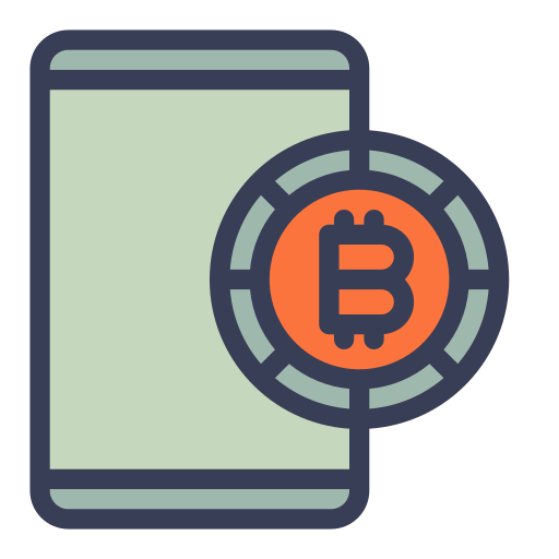 Bitcoin Generic Outline Color icon