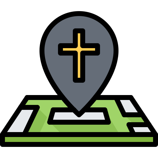 Church - Free maps and location icons