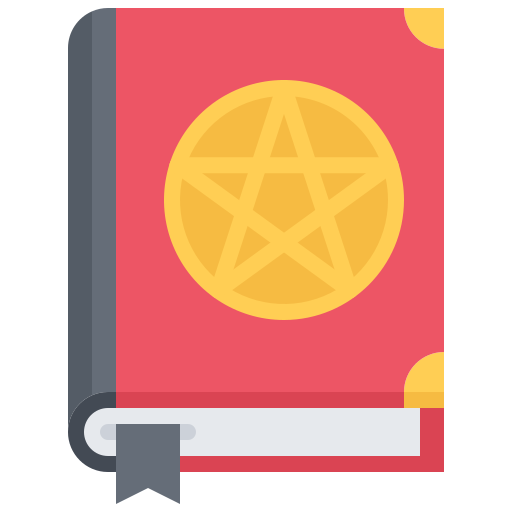 libro magico icono gratis