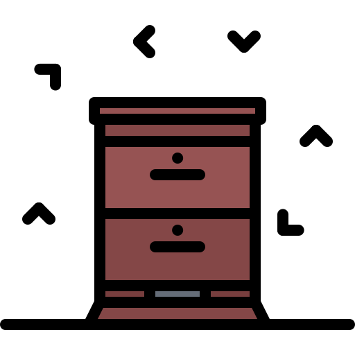Bee hive free icon Bee hive free icon