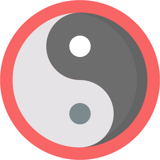 yin yang icono gratis