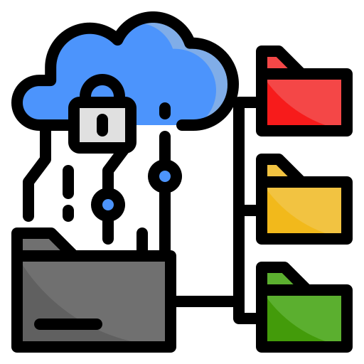 base de datos en la nube icono gratis