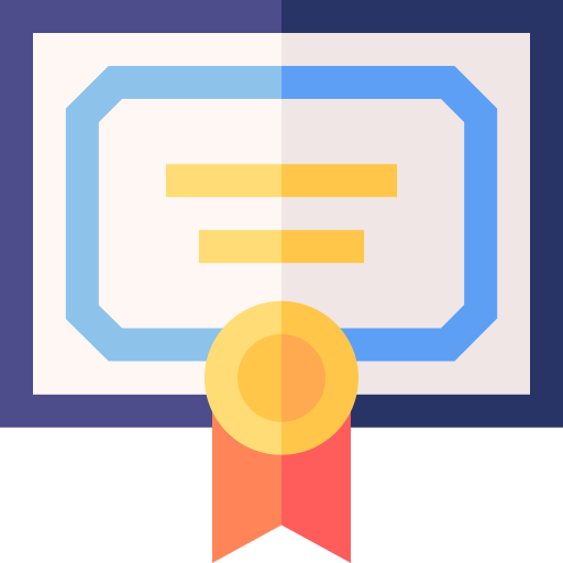 Diploma Basic Straight Flat icon