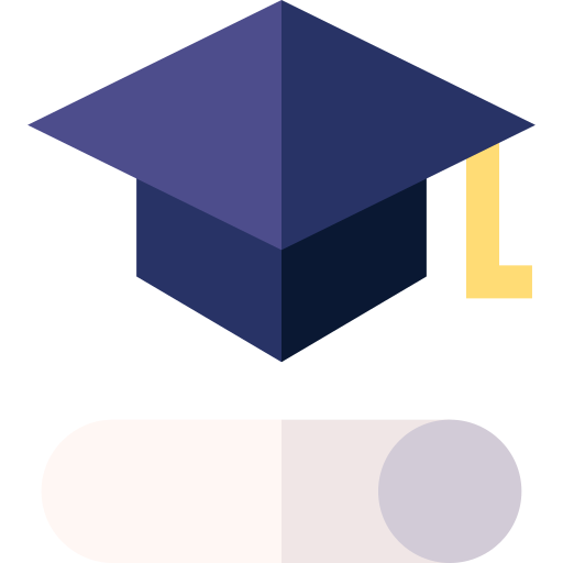 gorro de graduación icono gratis