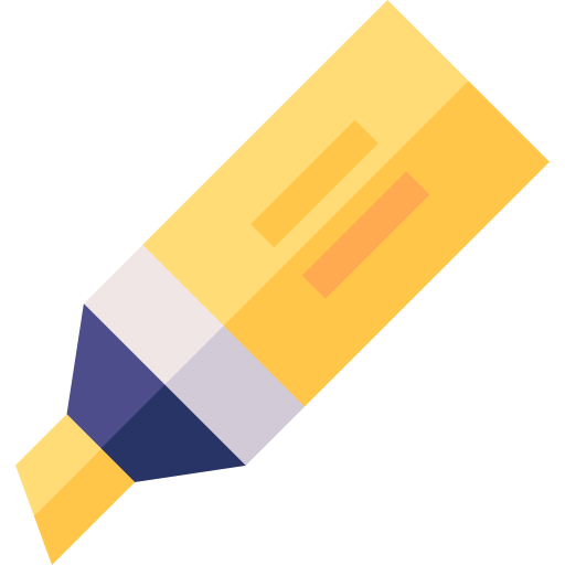 Marker Basic Straight Flat icon