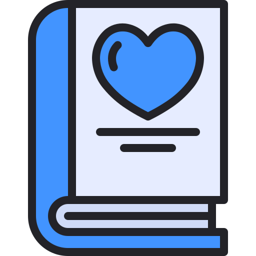 Book Generic Outline Color icon