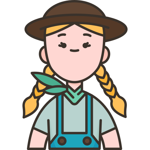 Farmer Amethys Design Lineal Color icon