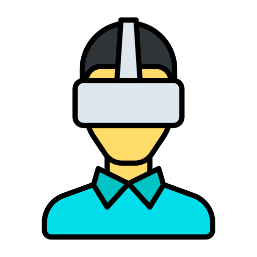 gafas de realidad virtual icono gratis