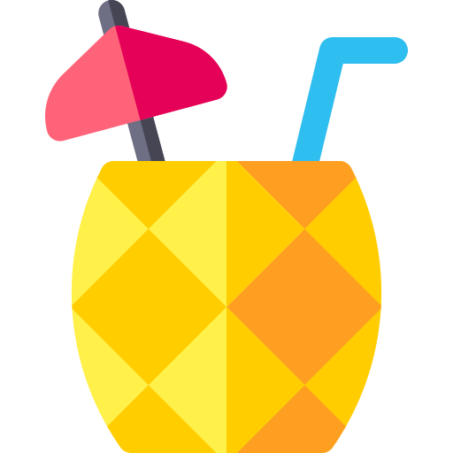 piña colada icono gratis