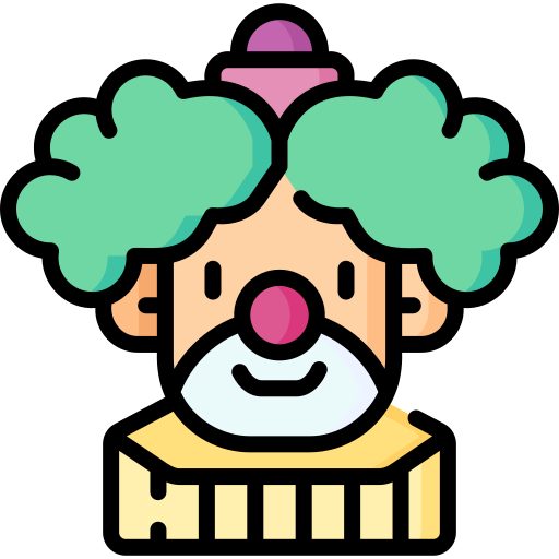 payaso icono gratis