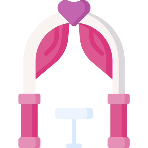 arco de boda icono gratis