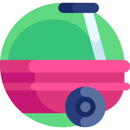 Cart Detailed Flat Circular Flat icon