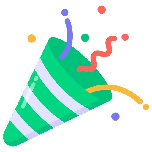 Confetti Generic Flat icon