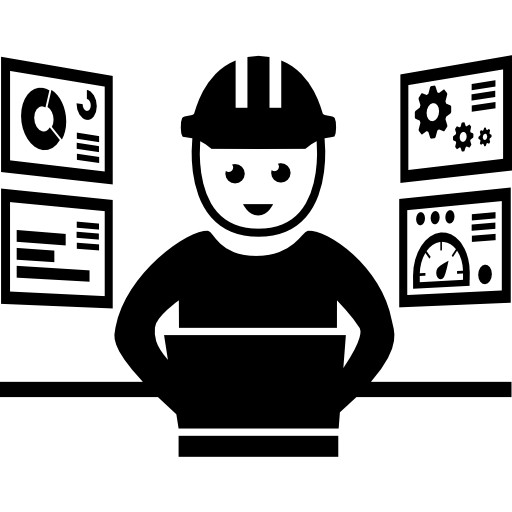 trabajador de la industria icono gratis