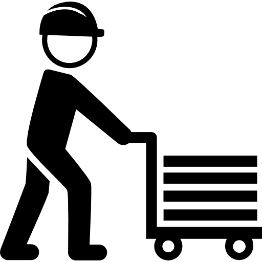 pushing a cart