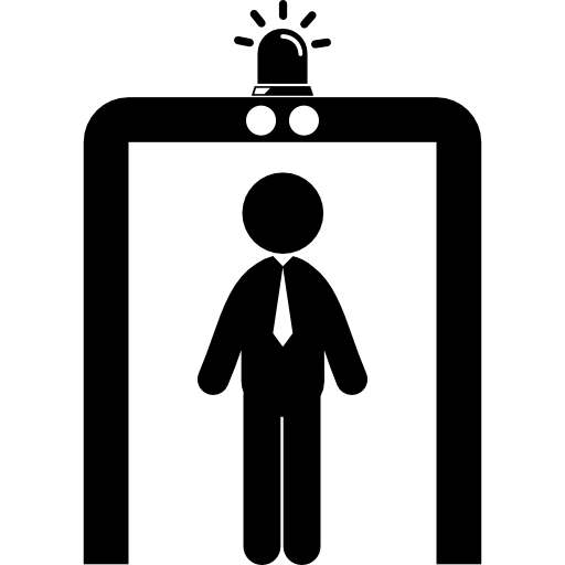 airport security check icon